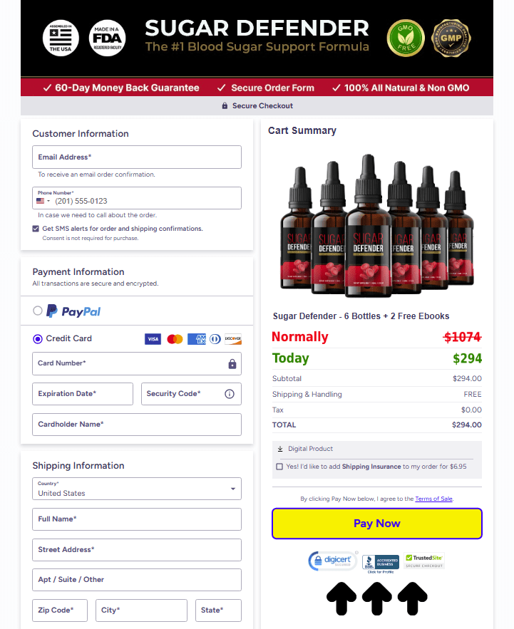 Secure Checkout Form